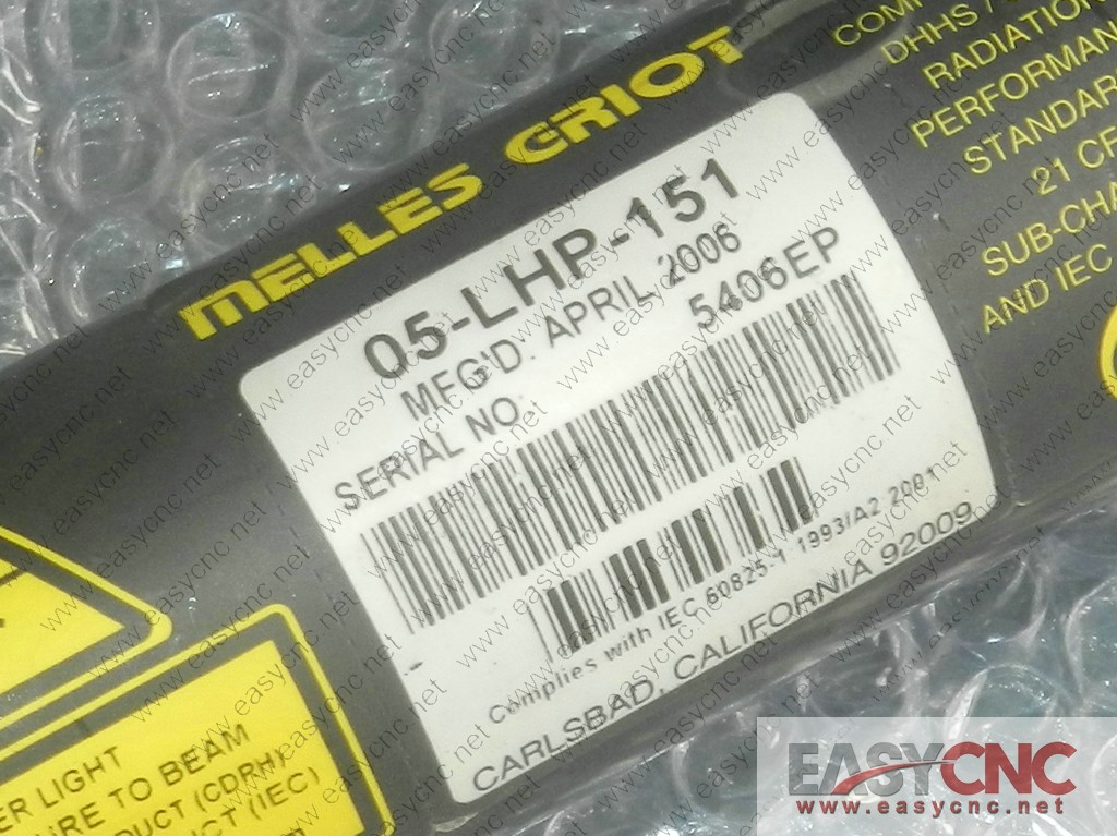 05-LHP-151 Melles melles laser light head used