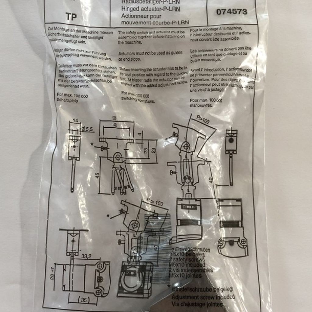 074573 EUCHNER Safety Door Lock Key NEW