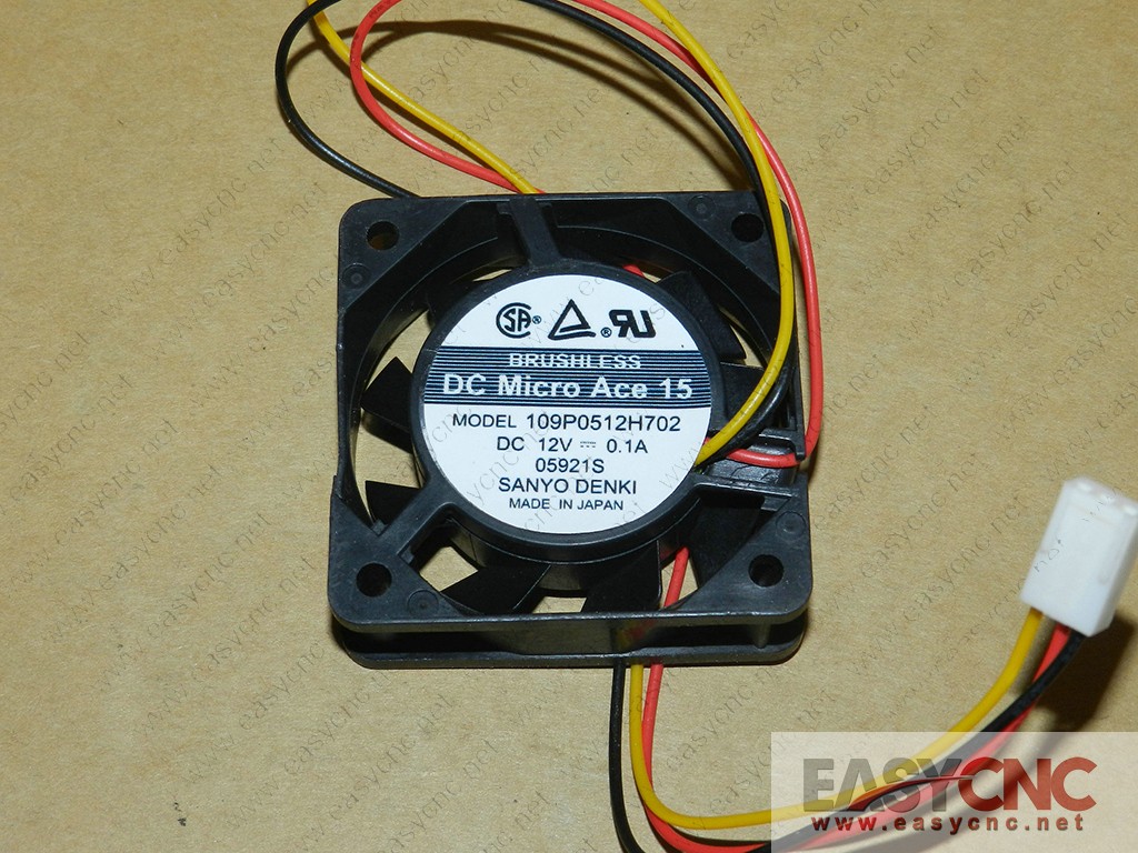 109P0512H702 Sanyo fan dc 12v 0.1a 50*50*15mm new and original