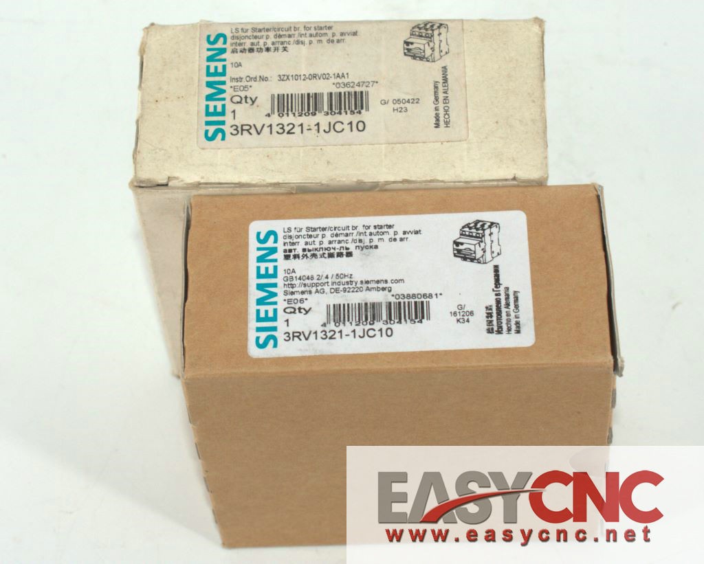 3RV1321-1JC10 Siemens Breaker NEW