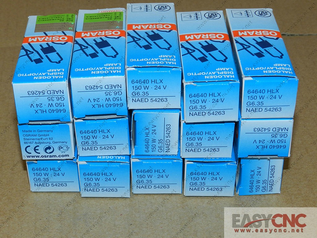 EASYCNC ONLINE SHOPPING 64640 Osram Hlx 150 W 24 V G6.35