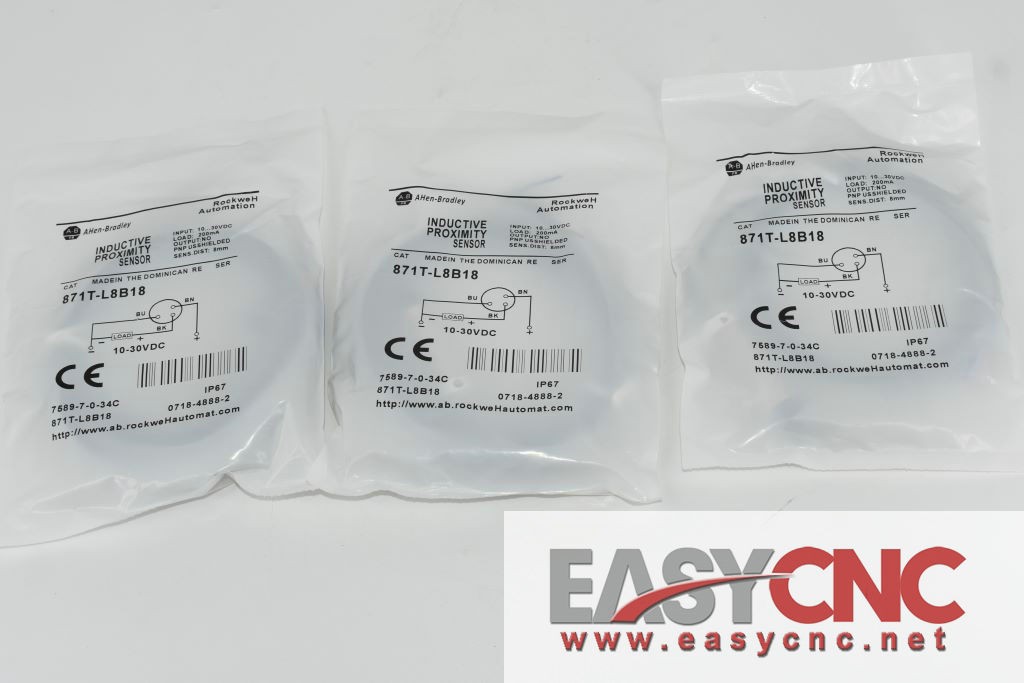 871T-L8B18 Allen-Bradley Inductive Proximity Sensor NEW