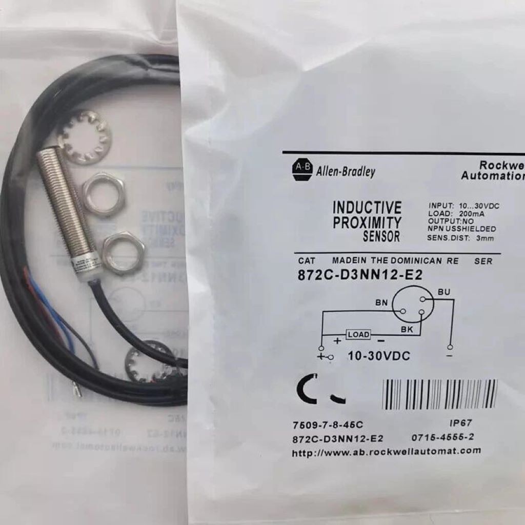 872C-D3NN12-E2 Allen-Bradley Inductive Proximity Sensor NEW
