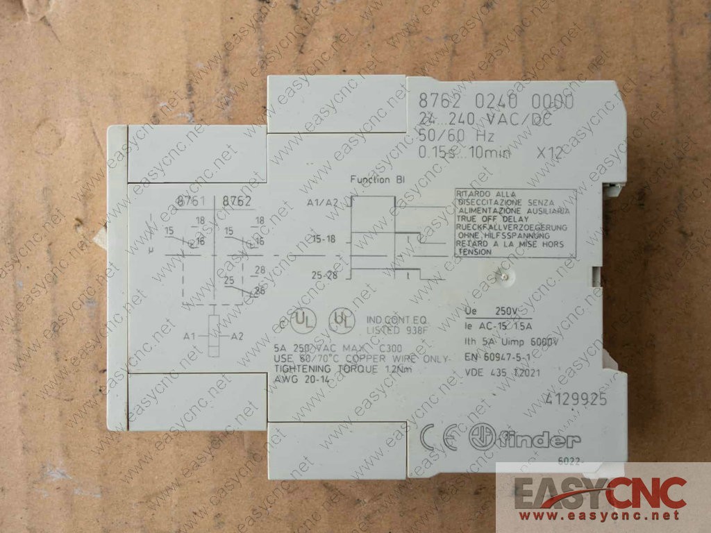 8762-0240-0000 finder timer used