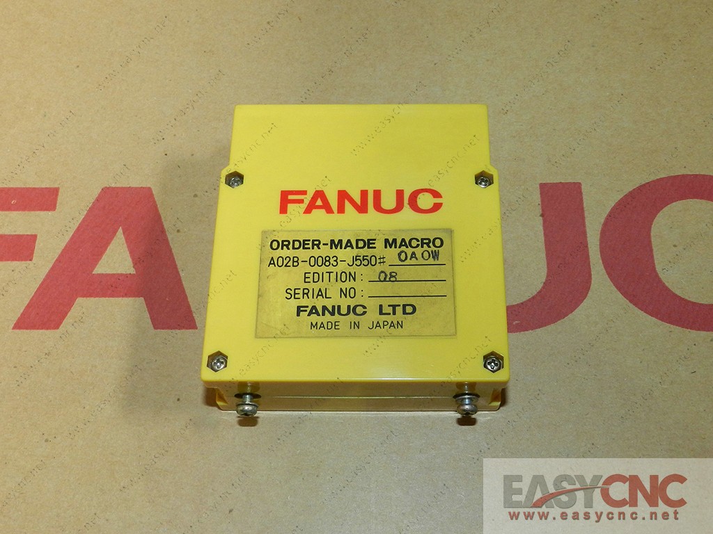 A02B-0083-J550#0A0W Fanuc order-made macro used