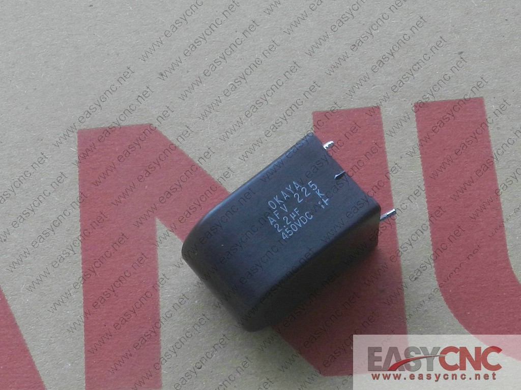 AFV225 2.2uF 450VDC Okaya capacitor used