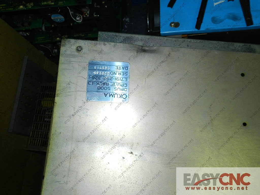 E7191-292-326-1 OKUMA OPUS 5000 CPU/IF RACK 13 USED