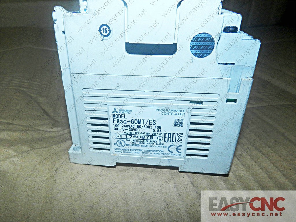 FX3G-60MTES MITSUBISHI PLC USED