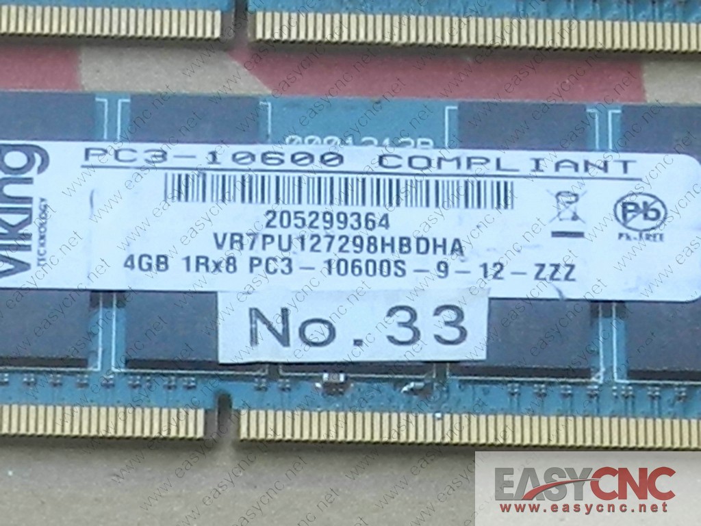 PC3-10600S-9-12-ZZZ VIKING memory card used