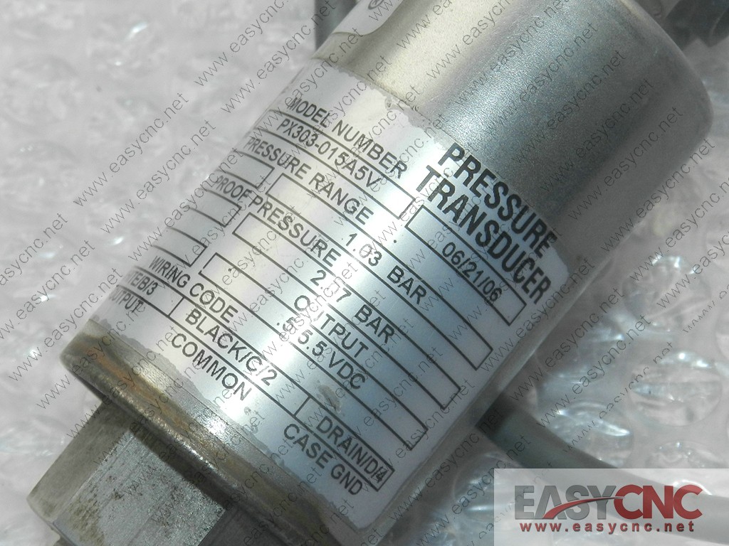 PX303-015A5V Omega pressure transducer used