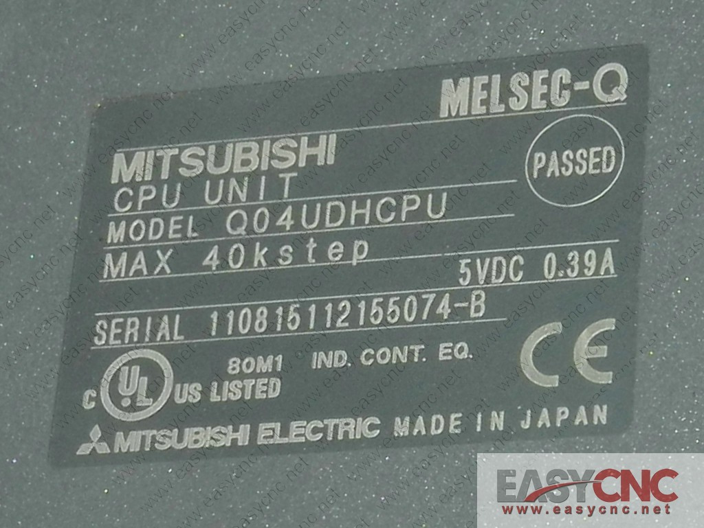Q04UDHCPU MITSUBISHI cpu unit used