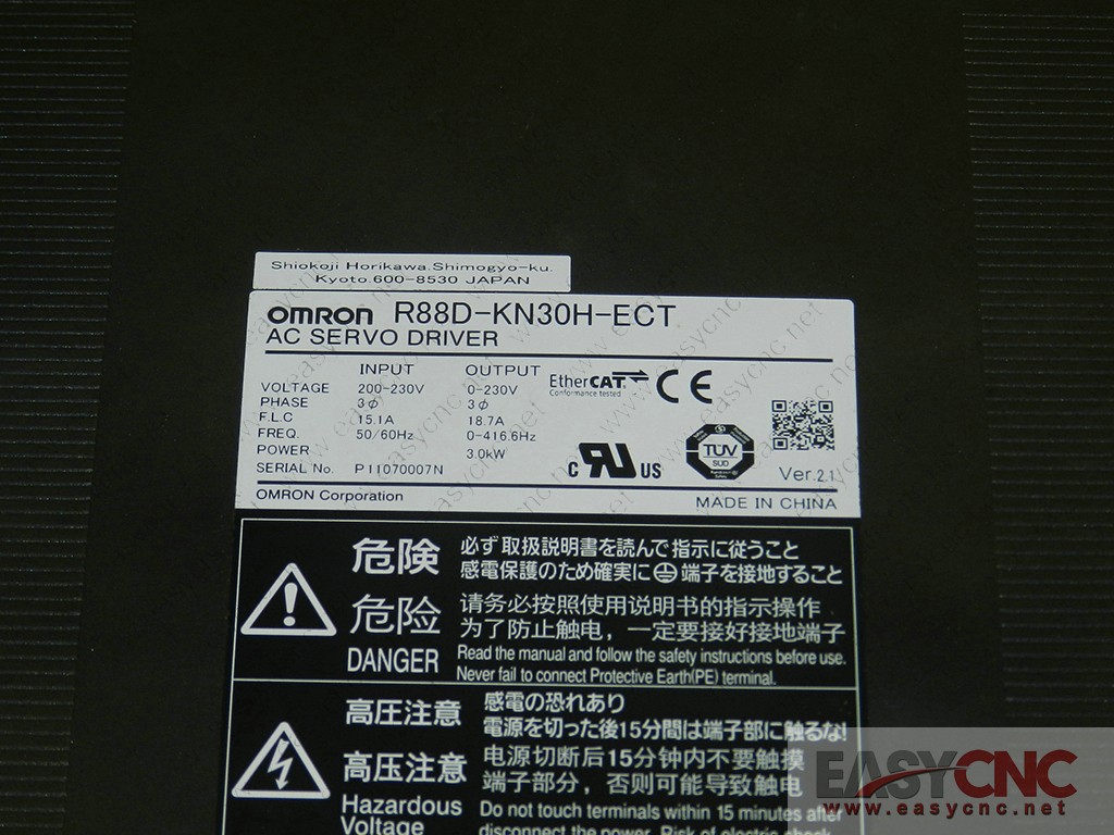 R88D-KN30H-ECT Omron ac servo driver used