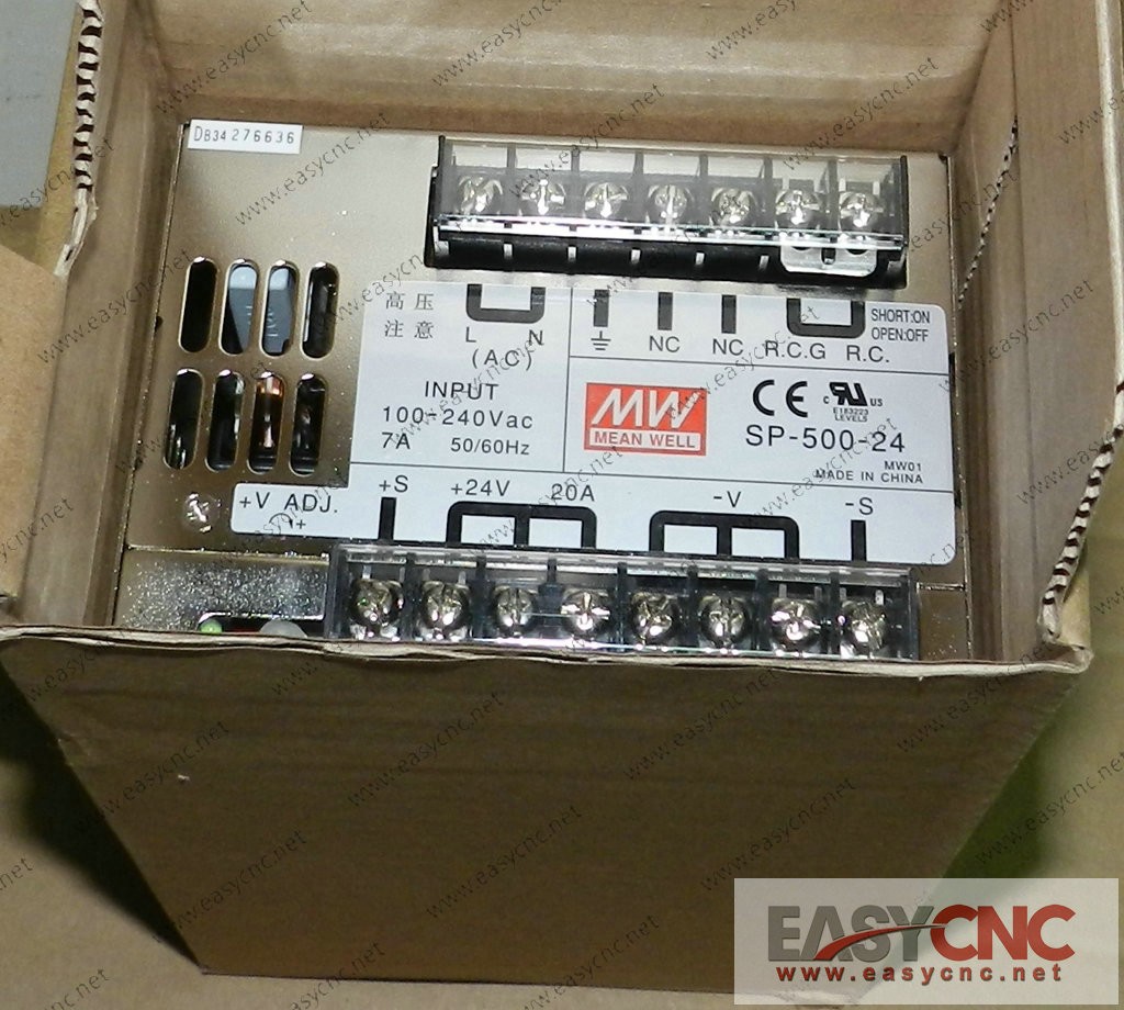 EASYCNC ONLINE SHOPPING SP-500-24 Mean Well Power Supply New And Original