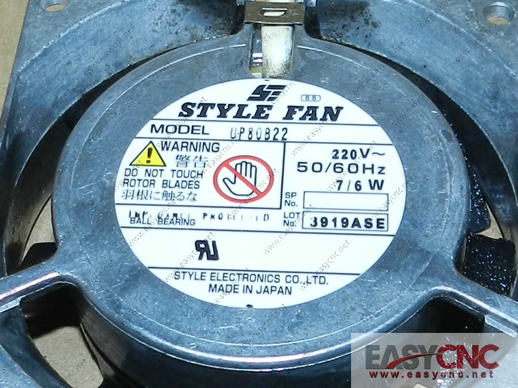 UP80B22 Style fan 220v 7/6w new and original