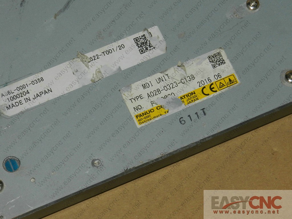 A02B-0323-C138 Fanuc MDI unit used