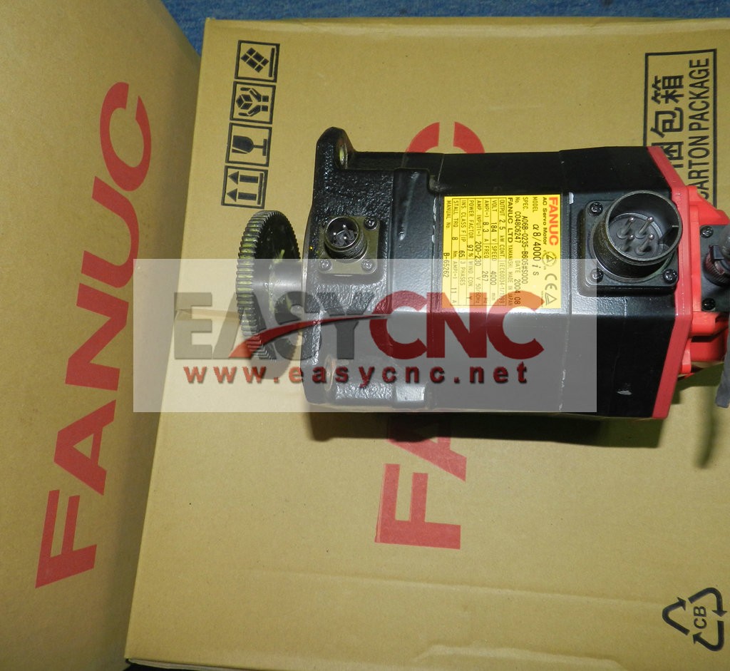A06B-0235-B605#S000 Fanuc ac servo motor α8/4000is used