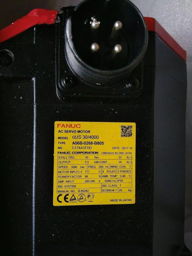 A06B-0268-B805 Fanuc AC Servo Motor aiS 30/4000 New And Original