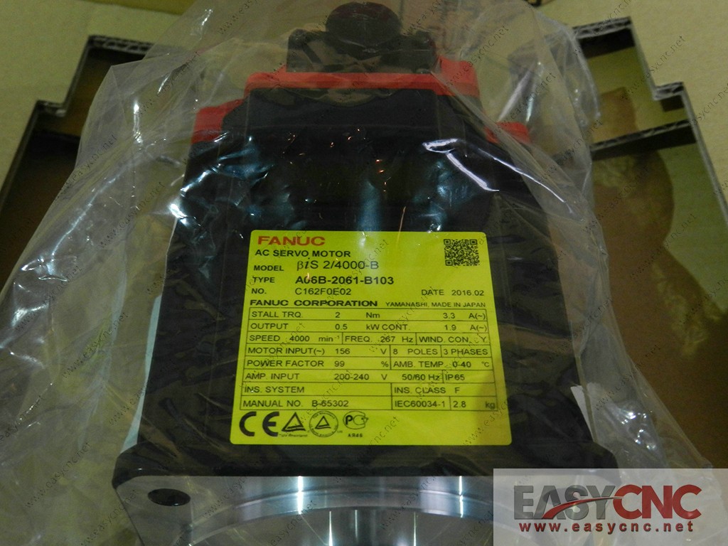 A06B-2061-B103 Fanuc ac servo motor BiS 2/4000-B new and original