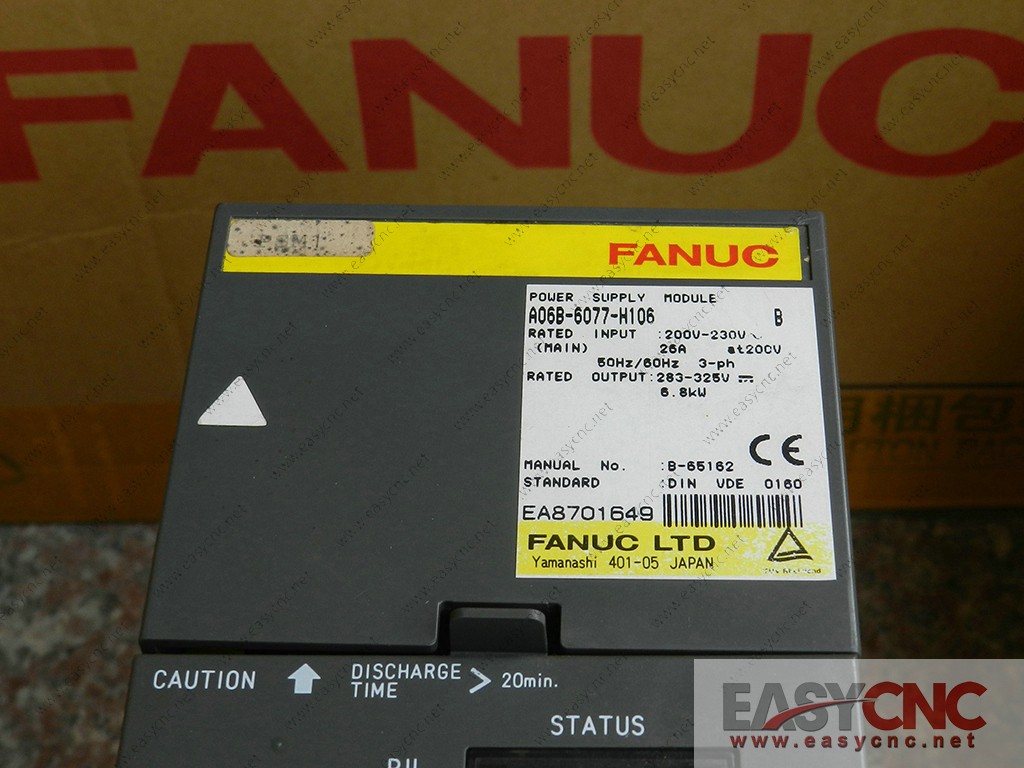 A06B-6077-H106 Fanuc power supply module used