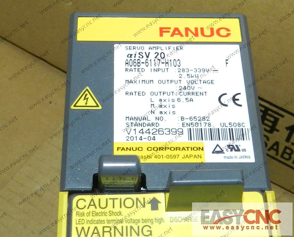 A06B-6117-H103 aisv 20 Fanuc servo amplifier module new and original