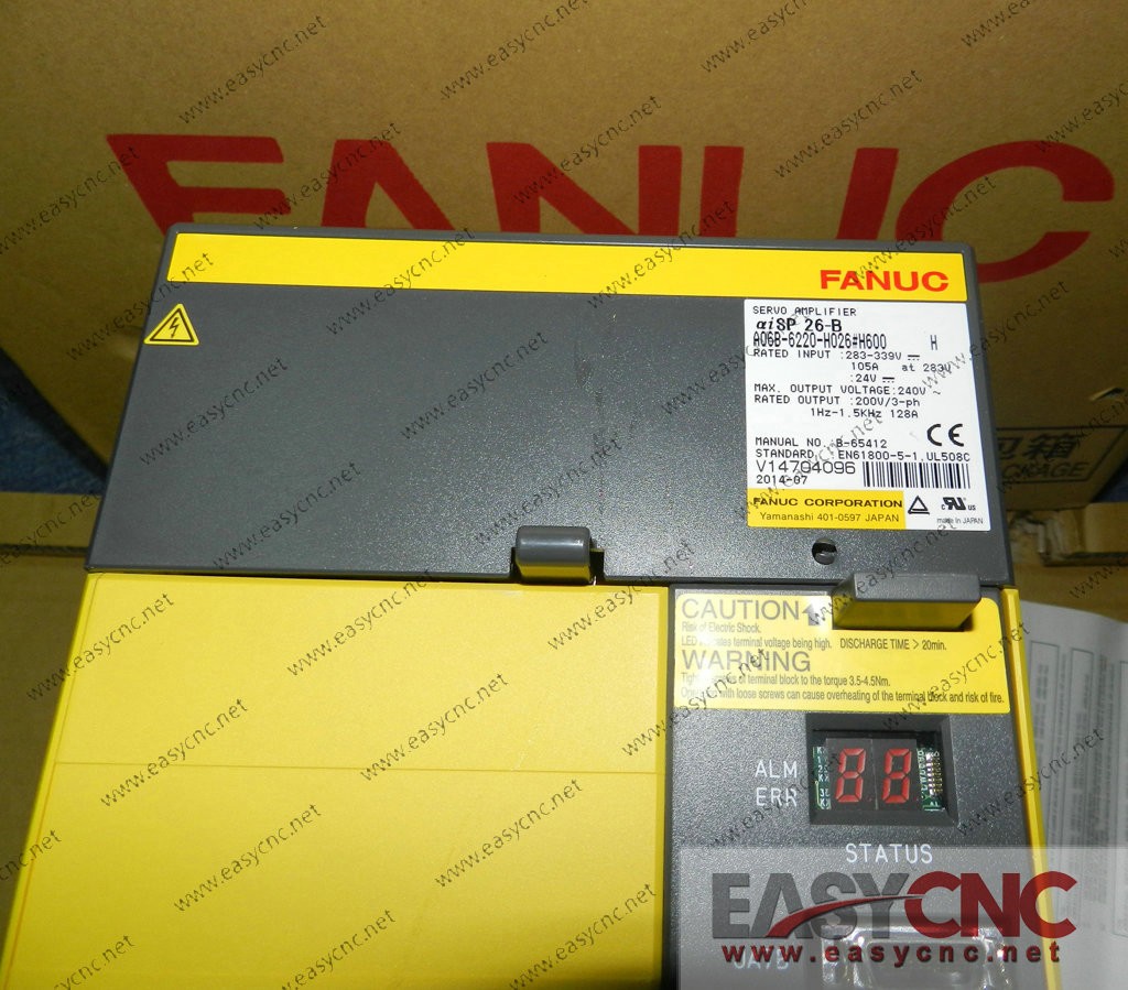A06B-6220-H026#H600 FANUC SERVO AMPLIFIER αiSP 26-B NEW AND ORIGINAL
