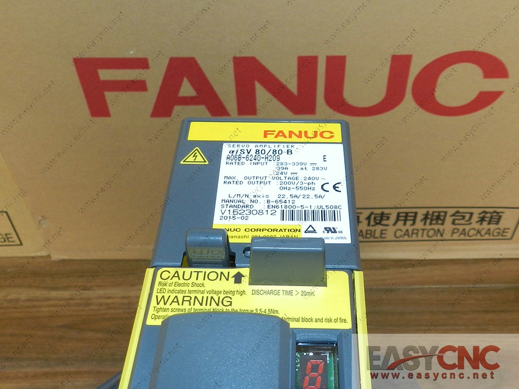 A06B-6240-H209 Fanuc servo amplifier αiSV 80/80 new and original