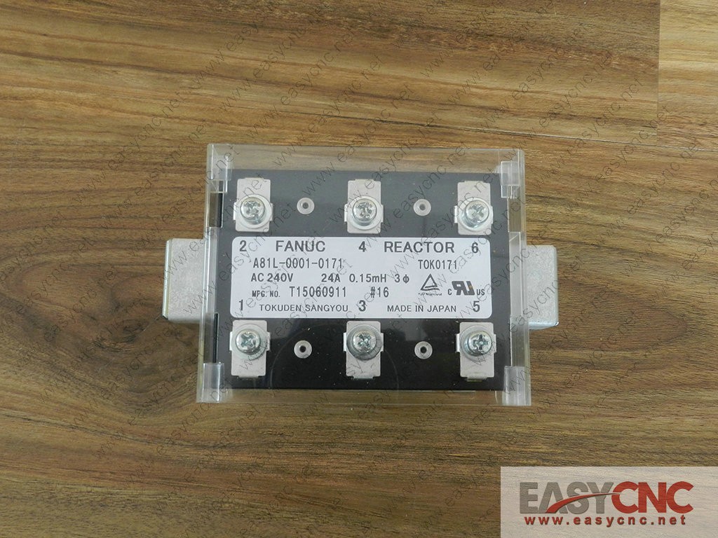 A81L-0001-0171 Fanuc Reactor AC 240V 0.15mH T15060911 New and Original
