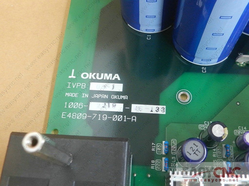 E4809-719-001-A OKUMA POWER BOARD IVPB06 USED