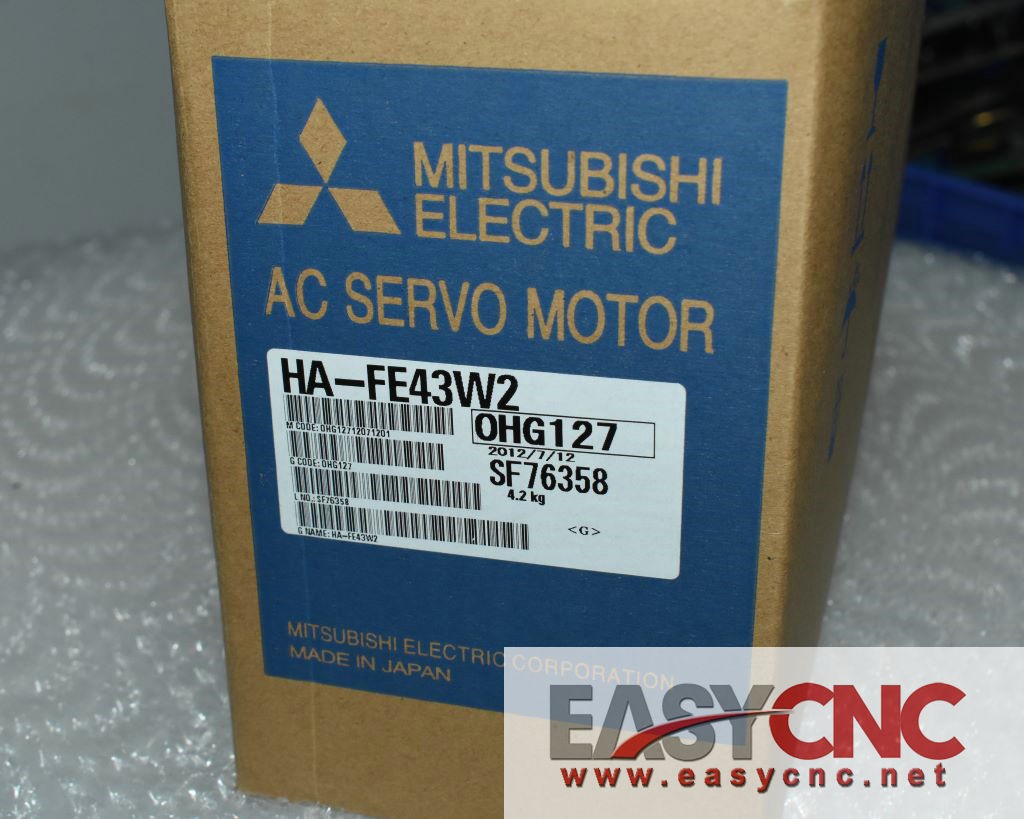 HA-FE43W2 MITSUBISHI AC SERVO MOTOR NEW