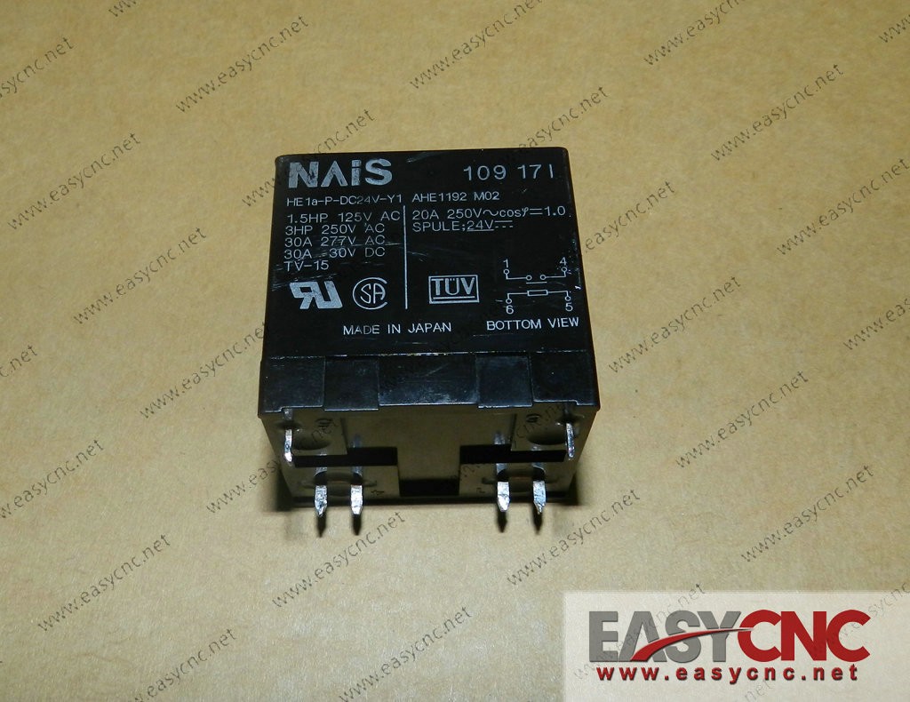 HE1a-P-DC24V-Y1 Matsushita relay used