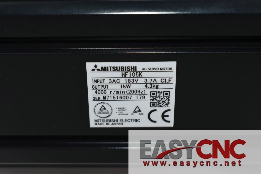 HF105K MITSUBISHI AC SERVO MOTOR NEW