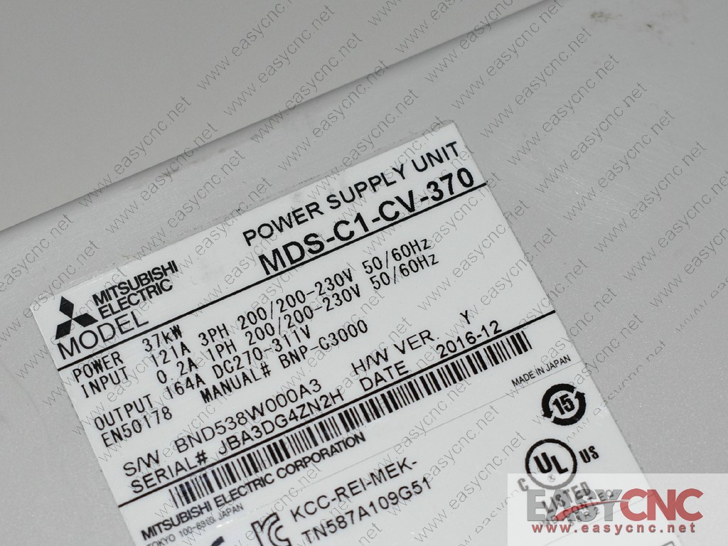 MDS-C1-CV-370 Mitsubishi power supply unit used