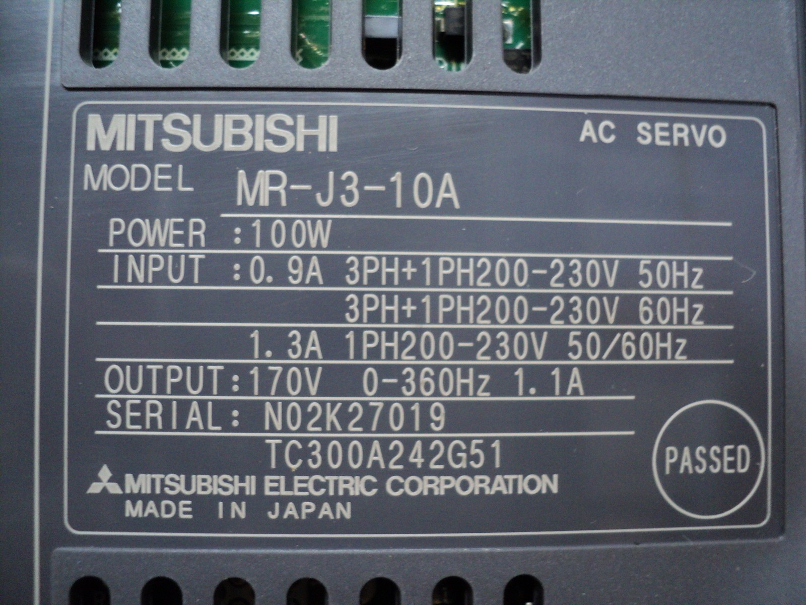 MR-J3-10A