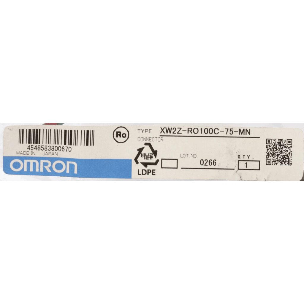 XW2Z-RO100C-75-MN Omron Connector Cable NEW