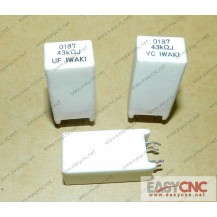 A40L-0001-0187#043KΩJ Fanuc resistor 0187 43KΩJ used