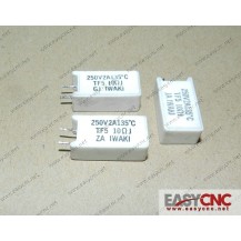 TF5 10ΩJ GJ IWAKI 250V 2A 135`C Fanuc resistor TF5 10ΩJ used