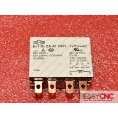 841-S-2A-D M03 12VAC Songchuan relay used