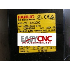 A06B-0243-B101 Fanuc AC servo motor aiF 12/4000 used