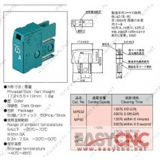 A60L-0001-0046/MP032 Fanuc fuse daito MP032 0.32A new and original