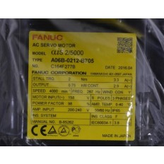 A06B-0212-B705 Fanuc AC Servo Motor aiS 2/5000 New And Original