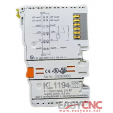 BECKHOFF KL1194 Bus Terminal 4-channel digital input 24 V DC 0.2 ms ground switching USED