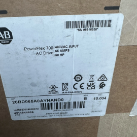20BD065A0AYNAND0 Allen-Bradley Power Flex 700 65 Amps 50 HP New Free Tariffs