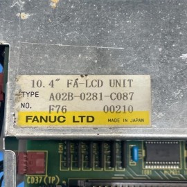 A02B-0281-C087 Fanuc 10.4 Inch FA LCD UNIT Used