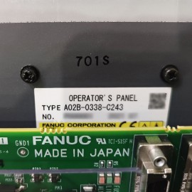 A02B-0338-C243 Fanuc Operator's Panel Used