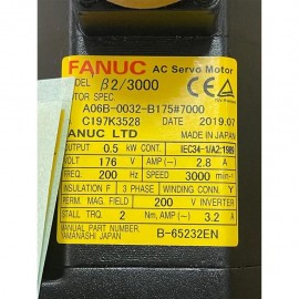 A06B-0032-B175#7000 Fanuc AC Servo Motor B2/3000 New And Original