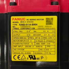 A06B-0114-B804 Fanuc AC Servo Motor BiS 0.4/5000 New And Original