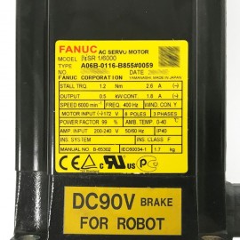 A06B-0116-B855#0059 Fanuc AC Servo Motor BiSR 1/6000 New And Original