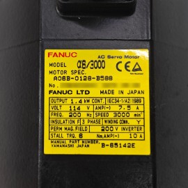 A06B-0128-B588 Fanuc AC Servo Motor a6/3000 New And Original