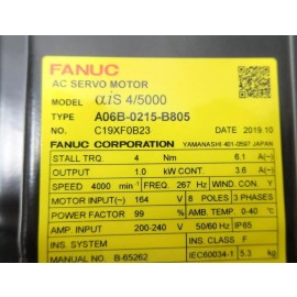 A06B-0215-B805 Fanuc AC Servo Motor aiS 4/5000 New And Original