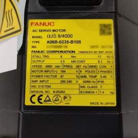 A06B-0235-B105 Fanuc AC Servo Motor aiS 8/4000 New And Original